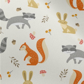 Cute Animals Living In The For Chiffon