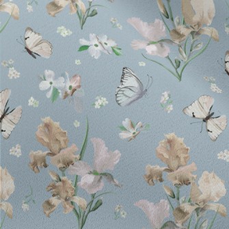 Blooming Irises In Spring Chiffon