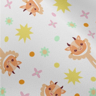 Calf Shaped Rattle Chiffon