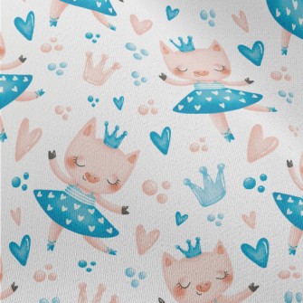 Pink Pig Dancing Ballet Chiffon