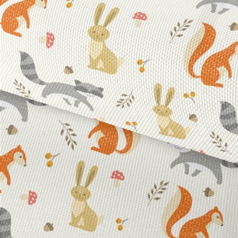 Cute Animals Living In The For Waterproof Oxford