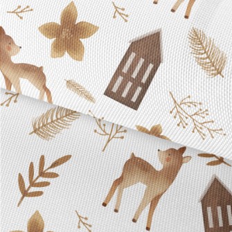 Lost Fawn In Autumn And Winter Waterproof Oxford
