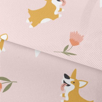 Naughty Corgi And Little Red F Waterproof Oxford