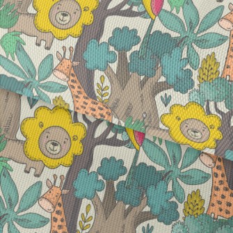 Smiling Wild Animal In The Jun Waterproof Oxford