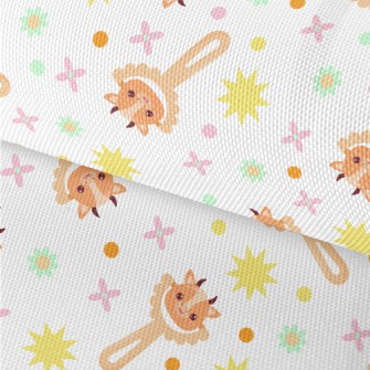 Calf Shaped Rattle Waterproof Oxford