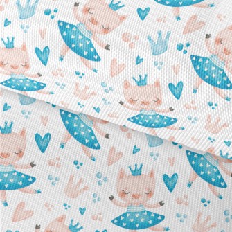 Pink Pig Dancing Ballet Waterproof Oxford