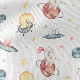 Animal Astronauts Riding A Fly Waterproof Canvas