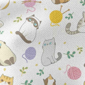 The Kitten Who Became Friends  Waterproof Canvas