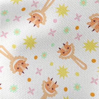 Calf Shaped Rattle Waterproof Canvas