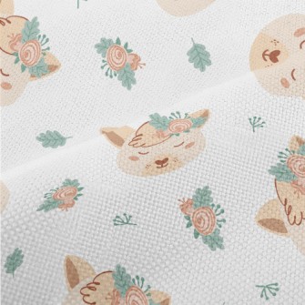 Animals Wearing Wreath Headdre Performance Linen