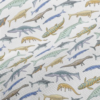 Creepy Sea Dinosaurs Performance Linen