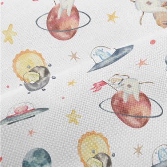 Animal Astronauts Riding A Fly Performance Linen
