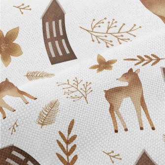 Lost Fawn In Autumn And Winter Performance Linen