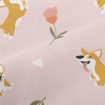 Naughty Corgi And Little Red F Performance Linen