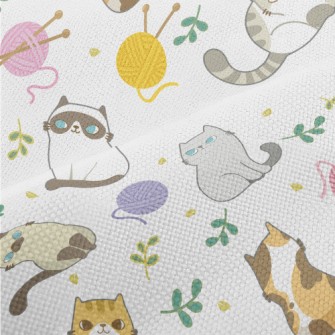 The Kitten Who Became Friends  Performance Linen