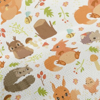 Bright Forest Animals Performance Linen