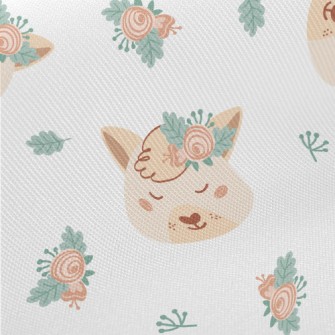 Animals Wearing Wreath Headdre Twill