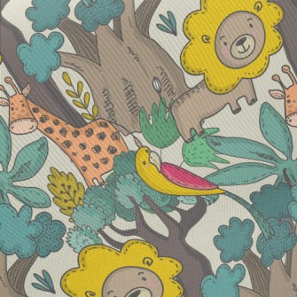 Smiling Wild Animal In The Jun Twill