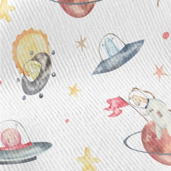 Animal Astronauts Riding A Fly Standard Corduroy