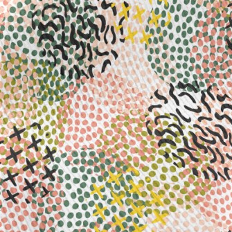 Abstract Geometric Pattern Ove Standard Corduroy