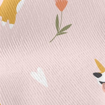 Naughty Corgi And Little Red F Standard Corduroy