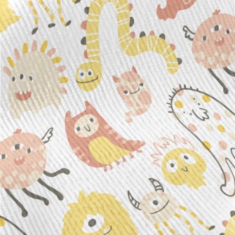 Big Eyed Monster Celebrating H Standard Corduroy