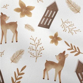 Lost Fawn In Autumn And Winter Dobby