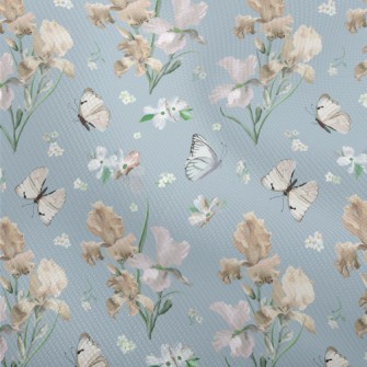 Blooming Irises In Spring Dobby