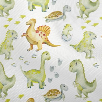 Cute Turtle And Little Dinosau Dobby