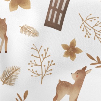 Lost Fawn In Autumn And Winter Stretch Ponte