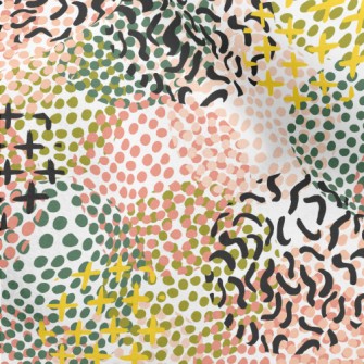 Abstract Geometric Pattern Ove Micro Fleece