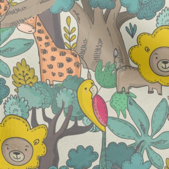 Smiling Wild Animal In The Jun Micro Fleece