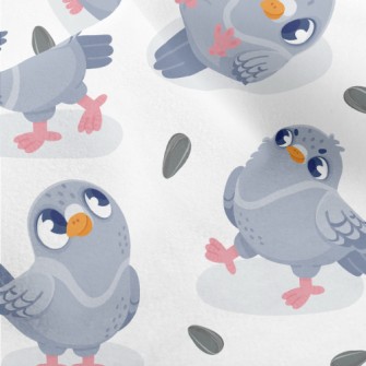 Naughty Little Pigeon Micro Fleece