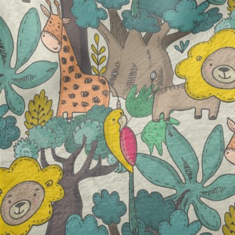 Smiling Wild Animal In The Jun Minky