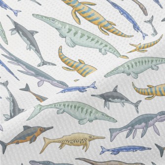 Creepy Sea Dinosaurs Piqué