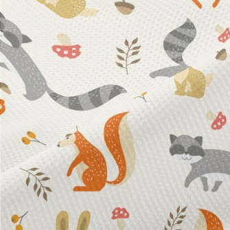 Cute Animals Living In The For Piqué