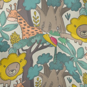 Smiling Wild Animal In The Jun Lightweight Performance Linen