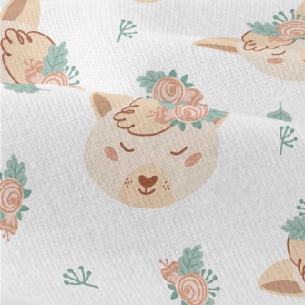 Animals Wearing Wreath Headdre Modern Jersey