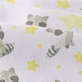 Cute Raccoon And Stars Modern Jersey