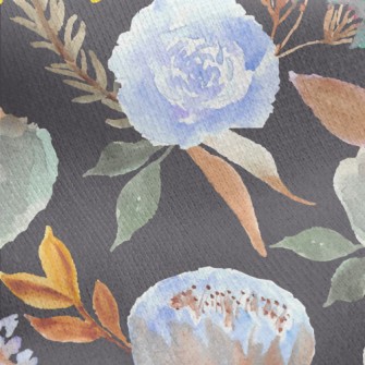 Spring Flowers In Full Bloom Jersey Backed Fleece
