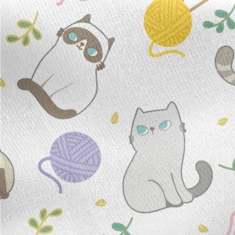 The Kitten Who Became Friends  Jersey Backed Fleece