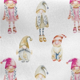 Elf Covering His Eyes Jersey Backed Fleece