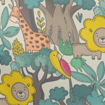 Smiling Wild Animal In The Jun Pongee