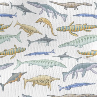 Creepy Sea Dinosaurs Stretch Jersey