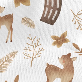 Lost Fawn In Autumn And Winter Stretch Jersey