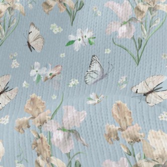 Blooming Irises In Spring Stretch Jersey