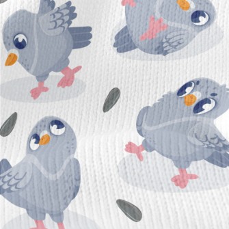 Naughty Little Pigeon Stretch Jersey