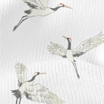 Red-crowned Cranes Spread Thei Stretch Jersey