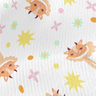Calf Shaped Rattle Stretch Jersey