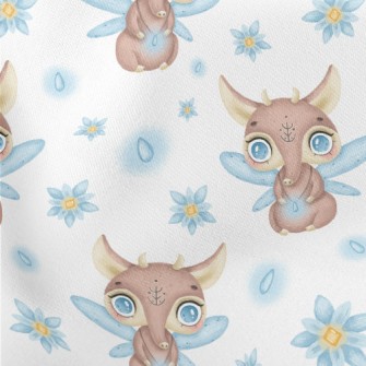 Little Monsters In The Magic F Lightweight Cotton Poplin